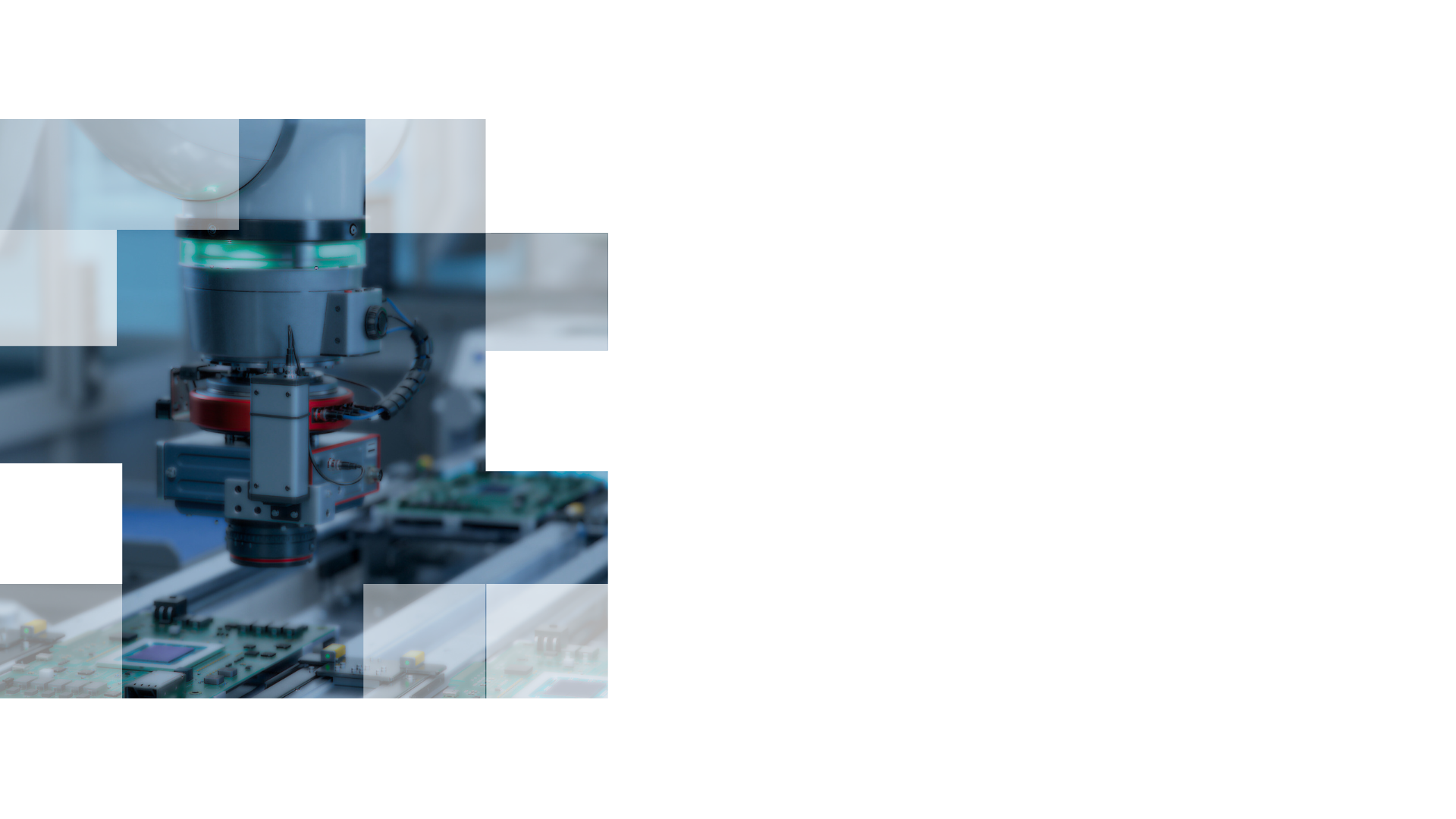 Semiconductor production facility in operation.